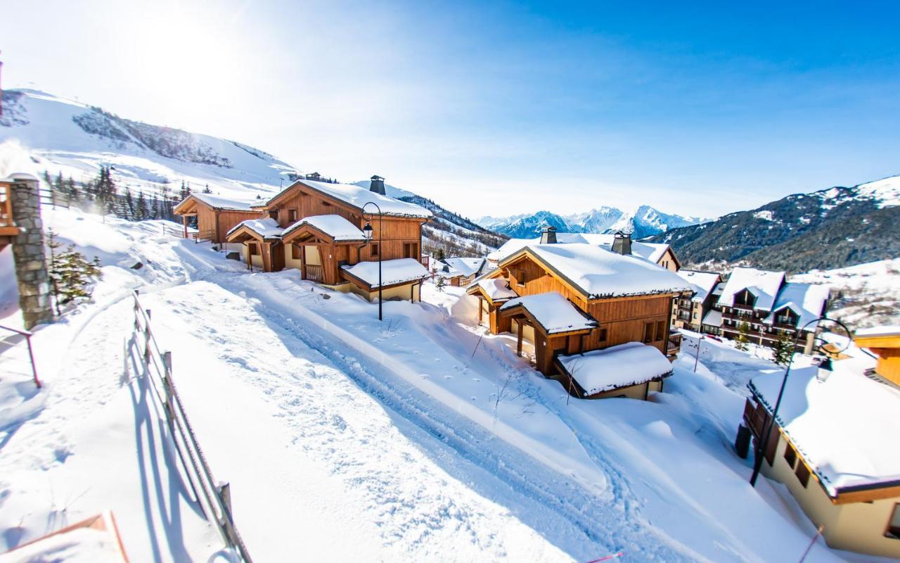 Parc Madeleine - Chalets Saint-François-Longchamp Eksteriør bilde