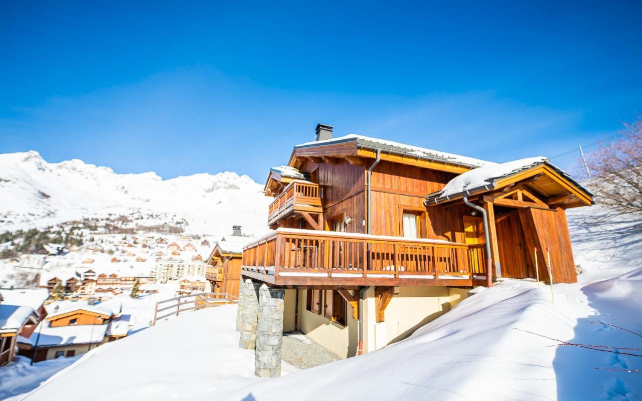 Parc Madeleine - Chalets Saint-François-Longchamp Eksteriør bilde