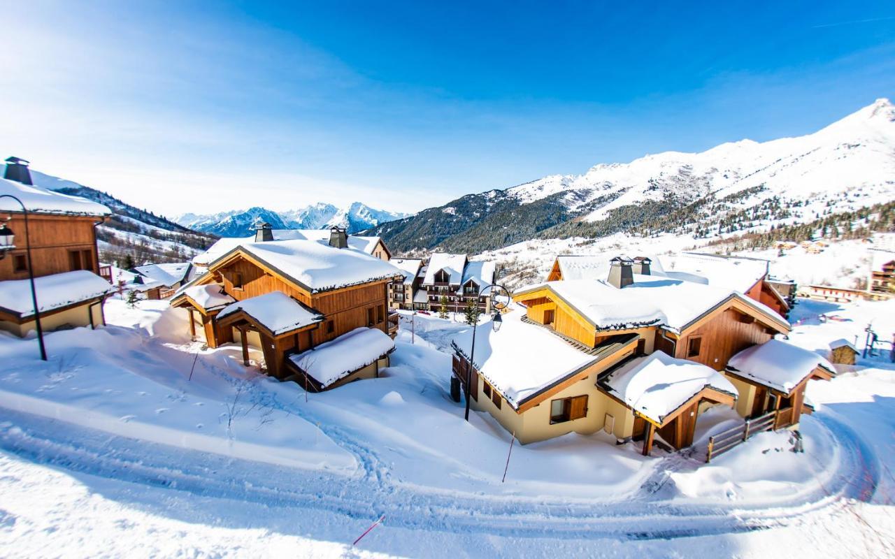 Parc Madeleine - Chalets Saint-François-Longchamp Eksteriør bilde